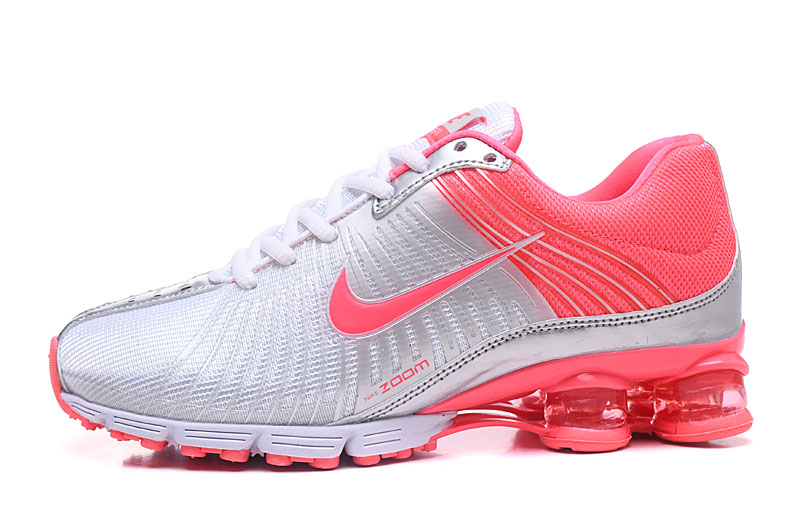 Nike Air Shox Silver Pink Shoes For Women